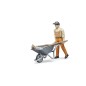 Set figurine employé agent de propreté