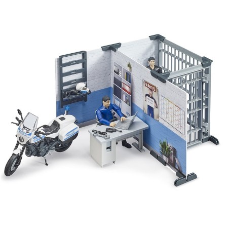 Pack Poste de Police avec Moto