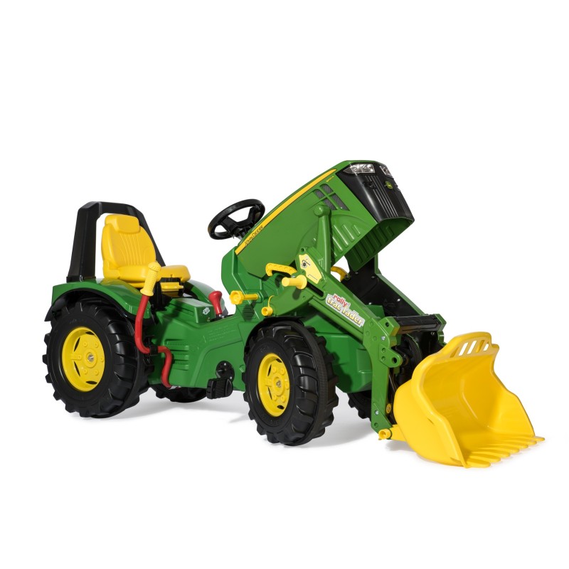Tracteur John Deere 8400 R avec chargeur