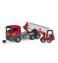 MAN TGS avec benne amovible et chargeur Schäffer