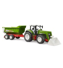 Tracteur Roadmax avec chargeur frontal et benne basculante