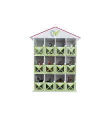 Boîte de rangement chevaux avec 12 boxes