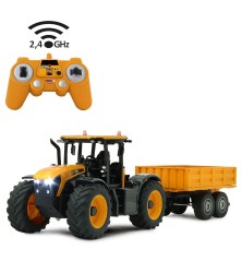 JCB Fastrac avec remorque