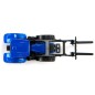 Tracteur New Holland avec fourche de palettes et palette inclue