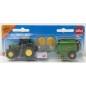 Tracteur John Deere avec presse à ballots