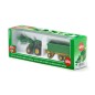 Tracteur John Deere avec chargeur frontal et remorque