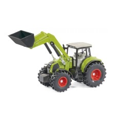 Tracteur avec chargeur, dolly et benne