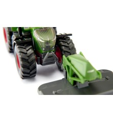 Tracteur Fendt 942 Vario et sa faucheuse avant