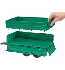 Remorque à double essieux
