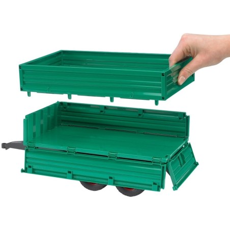 Remorque à double essieux