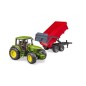 Tracteur John Deere 6920 avec remorque