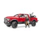 Jeep RAM 2500 Power Wagon avec moto Ducati et figurine