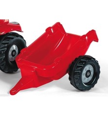 Tracteur RollyKid Massey Ferguson avec remorque