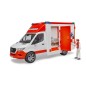 Ambulance MB Sprinter avec ambulancier et sirène