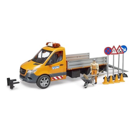 Camion municipal Mercedes Benz Sprinter avec conducteur et acces.
