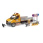 Camion municipal Mercedes Benz Sprinter avec conducteur et acces.