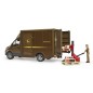 Camion UPS Mercedes Benz Sprinter avec conducteur et accessoires Bruder 1:16