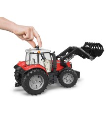 Tracteur Massey Ferguson 7624 avec chargeur frontal Bruder