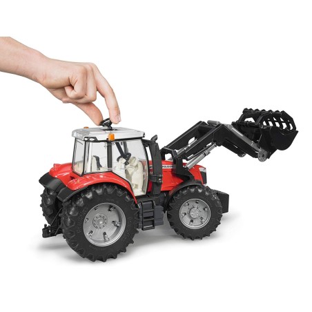 Tracteur Massey Ferguson 7624 avec chargeur frontal Bruder