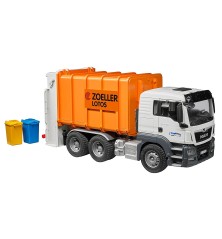 MAN TGS camion poubelle avec chargement arrière (orange)
