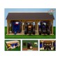 Hangar en bois pour 3 tracteurs
