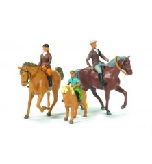 Pack 3 chevaux et figurines