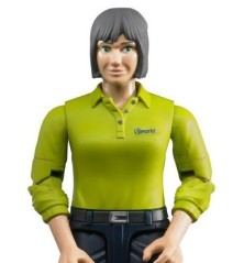 Femme avec jean bleu