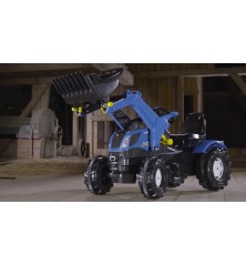 Tracteur New Holland avec chargeur