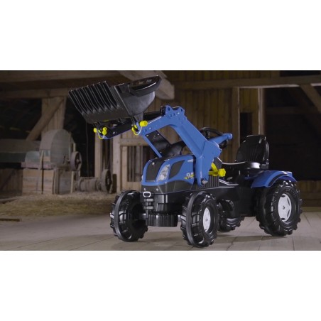 Tracteur New Holland avec chargeur