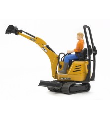 Mini pelleteuse JCB 8010 CTS + figurine