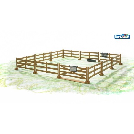 Enclos pour chevaux (marron)