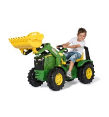 Tracteur John Deere 8400 R avec chargeur