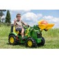 Tracteur John Deere 8400 R avec chargeur