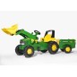 Tracteur John Deere RollyJunior et sa remorque
