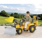 Tracteur CAT avec chargeur et pelleteuse