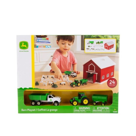 Jeu de ferme John Deere avec grange
