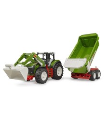Tracteur Roadmax avec chargeur frontal et benne basculante