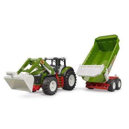 Tracteur Roadmax avec chargeur frontal et benne basculante