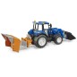 Tracteur New Holland T5.120 avec benne et chargeur frontal