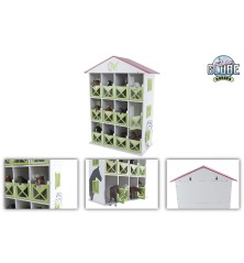 Boîte de rangement chevaux avec 12 boxes