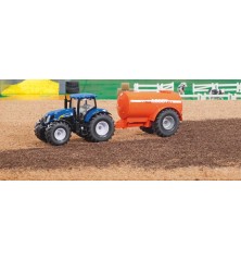 Tracteur New Holland avec réservoir de lisier
