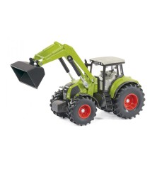 Tracteur avec chargeur, dolly et benne