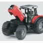 Tracteur Massey Ferguson 7480 avec remorque basculante