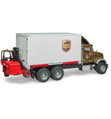 Camion Mack Granite UPS avec chariot élévateur