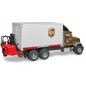 Camion Mack Granite UPS avec chariot élévateur