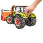 Tracteur Claas Axion 950 avec chaines à neige et fraise à neige
