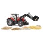 Tracteur Massey Ferguson 7624 avec chargeur frontal Bruder