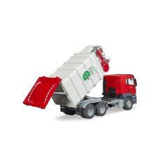 Camion poubelle MAN TGS avec 2 poubelles