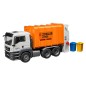 MAN TGS camion poubelle avec chargement arrière (orange)