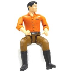 Homme avec jean marron